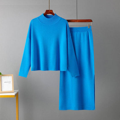 Buycenter Women's Fashion Two-Piece Sweater Set - Stylish & Comfortable - Buy Center