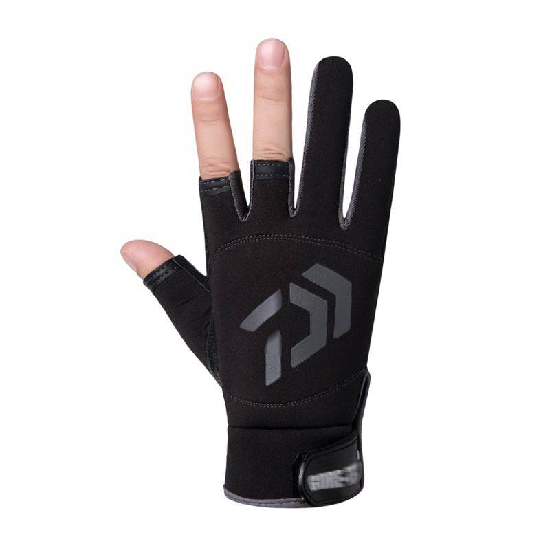Outdoor Fingerless Fishing Gloves - Waterproof, Windproof for All Anglers - Buy Center