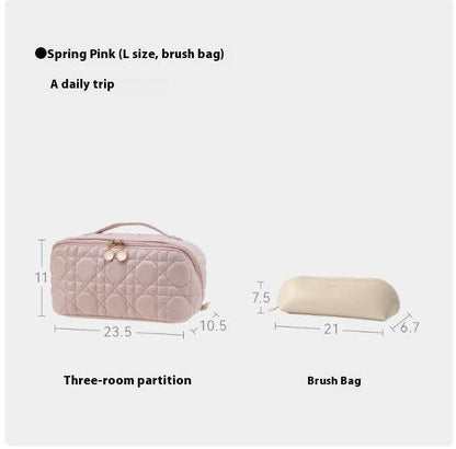 Portable Travel Makeup Bag - Stylish PU Leather for Professionals 2025 - Buy Center