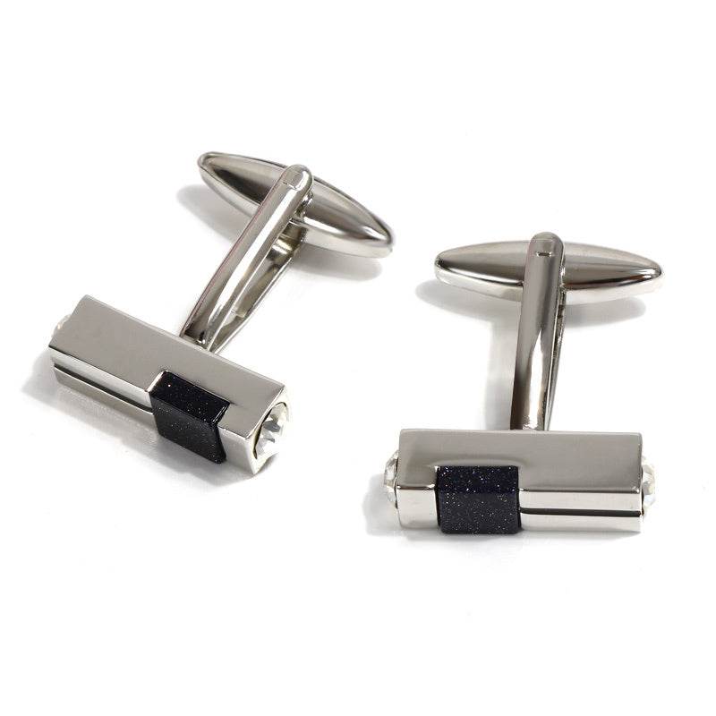 Men's Diamond Light Cufflinks - Elegant Alloy Accessories for Sophisticated Style - Buy Center