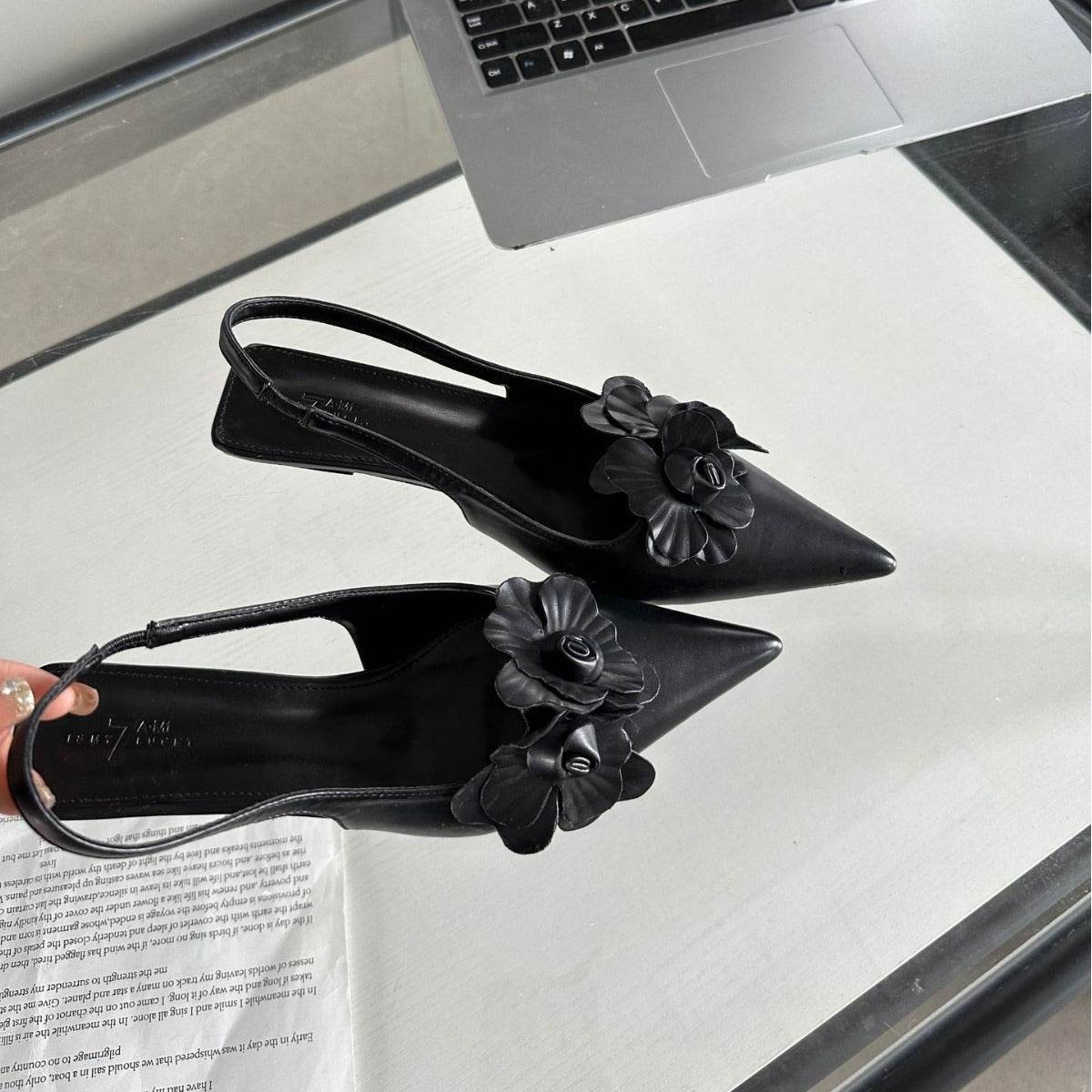 Buycenter Women's Pointed Toe Sandals - Stylish Closed Toe Pumps - Buy Center