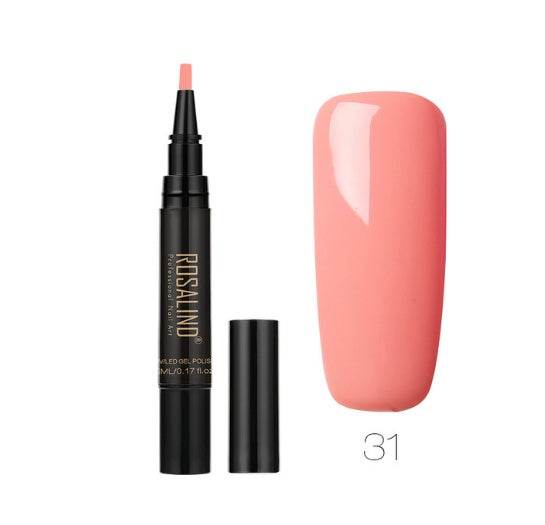 5ml Solid Color Nail Art Pen - Easy Application in 58 Vibrant Shades - Buy Center