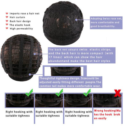 African Women's Curly Wigs - 65cm Breathable Human Hair, Stylish Look - Buy Center