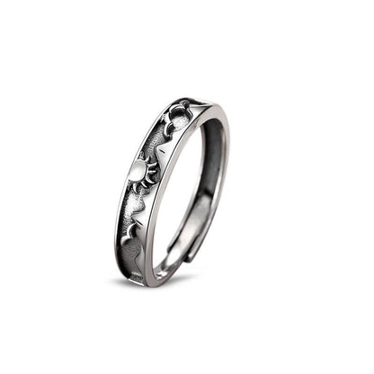 Luxury Adjustable Ring for Men & Women - Stylish 925 Silver Constellation - Buy Center