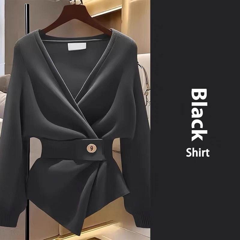 Buycenter Women's Beautiful Blue Sweater - Stylish Pullover for Commuting - Buy Center