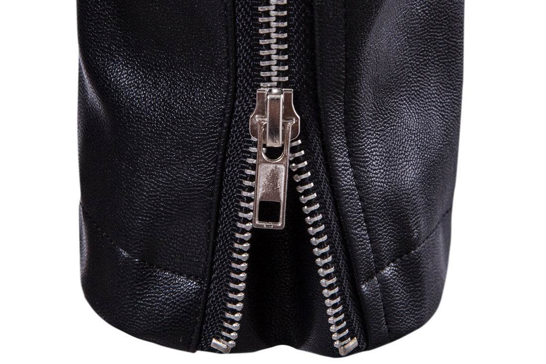 Trendy Men's Motorcycle Leather Jacket - Genuine Cow Split Suede 2025 - Buy Center