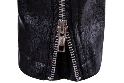 Trendy Men's Motorcycle Leather Jacket - Genuine Cow Split Suede 2025 - Buy Center