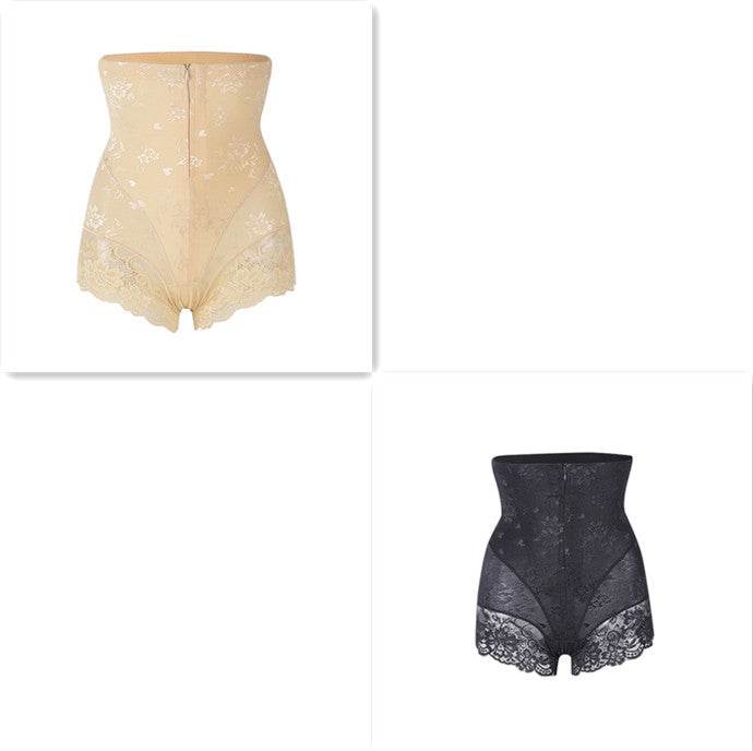 Buycenter Women's High Waist Lace Zipper Pants - Butt Lift Leggings - Buy Center