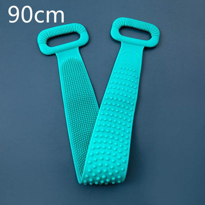 Premium Bath Towel Silicone Rubbing Back Towel - Double-Sided Comfort - Buy Center