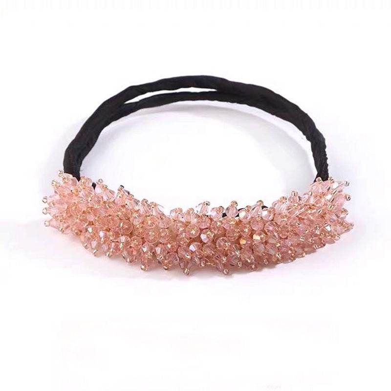 Korean Flower Bud Crystal Hairpin - Elegant Headgear for Stunning Braids - Buy Center