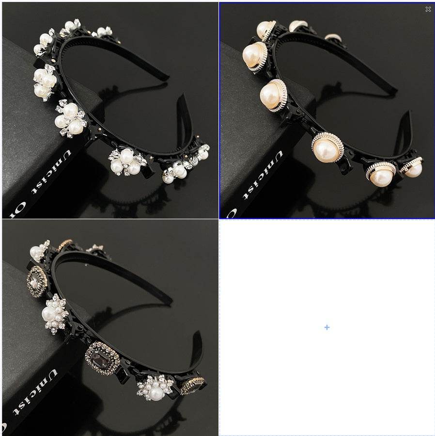 Lazy Braided Hair Clip Headband - Japanese & Korean Stylish Accessory - Buy Center