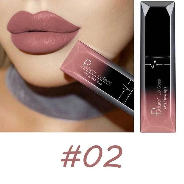 Makeup Matte Lip Gloss Lipstick - Long-Lasting, Waterproof, 21 Colors - Buy Center