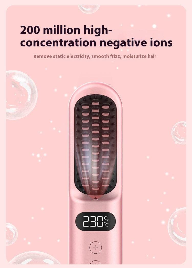 Portable Anion Straightening Comb - Wireless, Compact, Perfect for Style - Buy Center