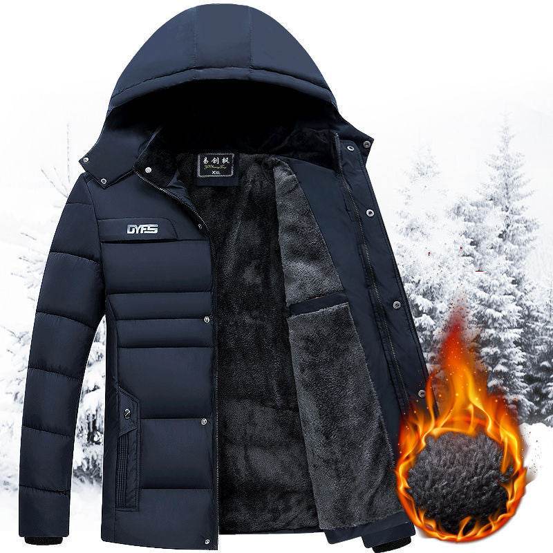 Buycenter Men's Winter Coat - Trendy Cotton Padded Jacket for Comfort - Buy Center