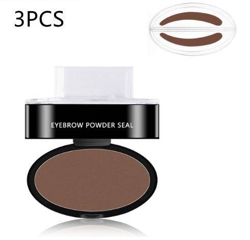 Eyebrow Powder Stamp Tint Kit - Quick Waterproof Makeup for All Skin Tones - Buy Center