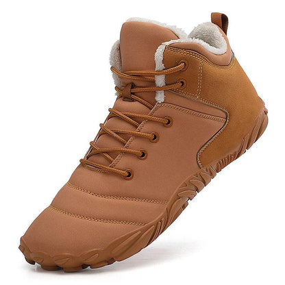 Men's Plush Casual Warm Boots - Non-Slip Rubber Sole & Cozy Comfort - Buy Center