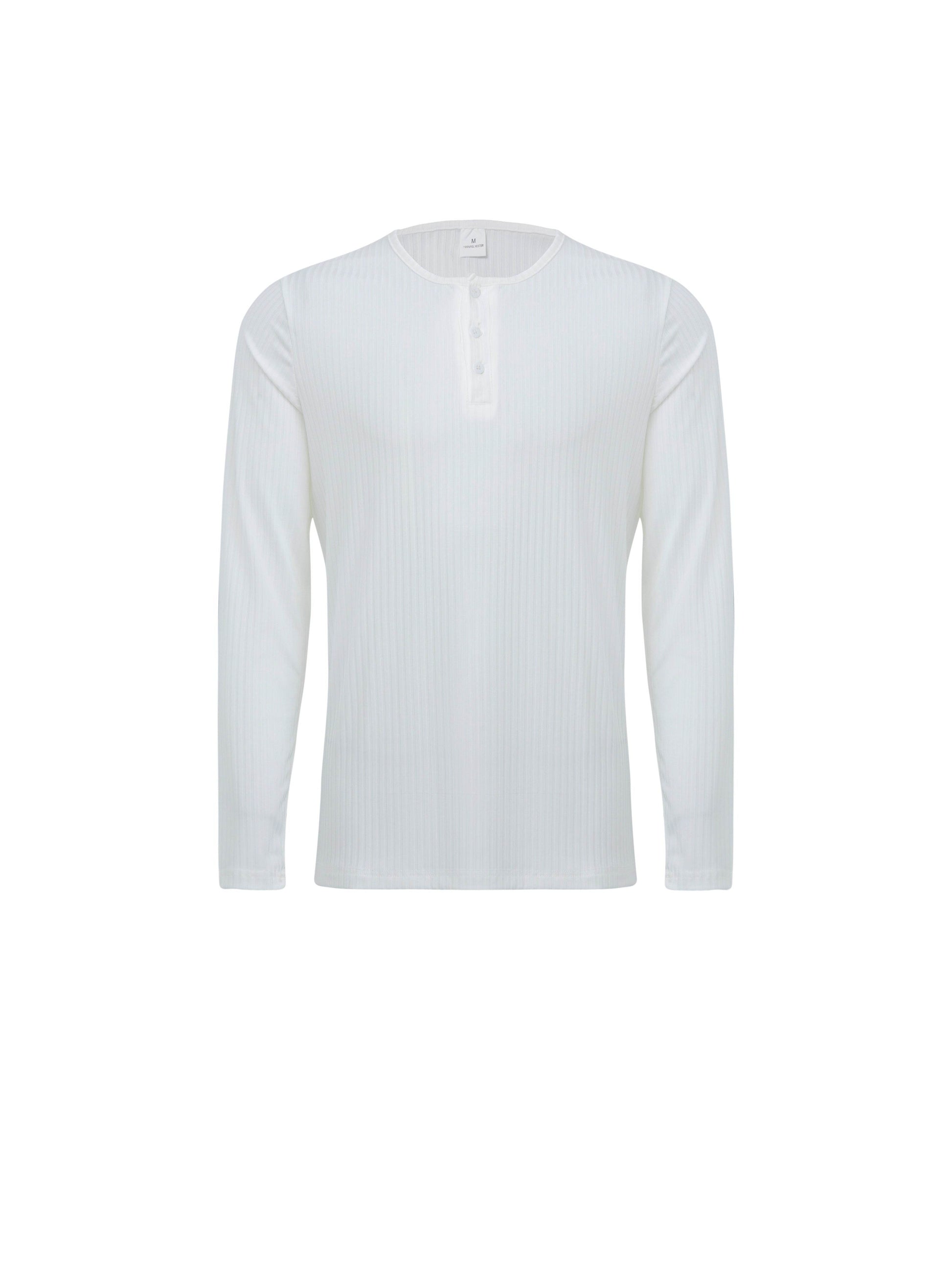 Men's Long Sleeve Crew Neck T-Shirt - Casual Solid Top for Every Season - Buy Center