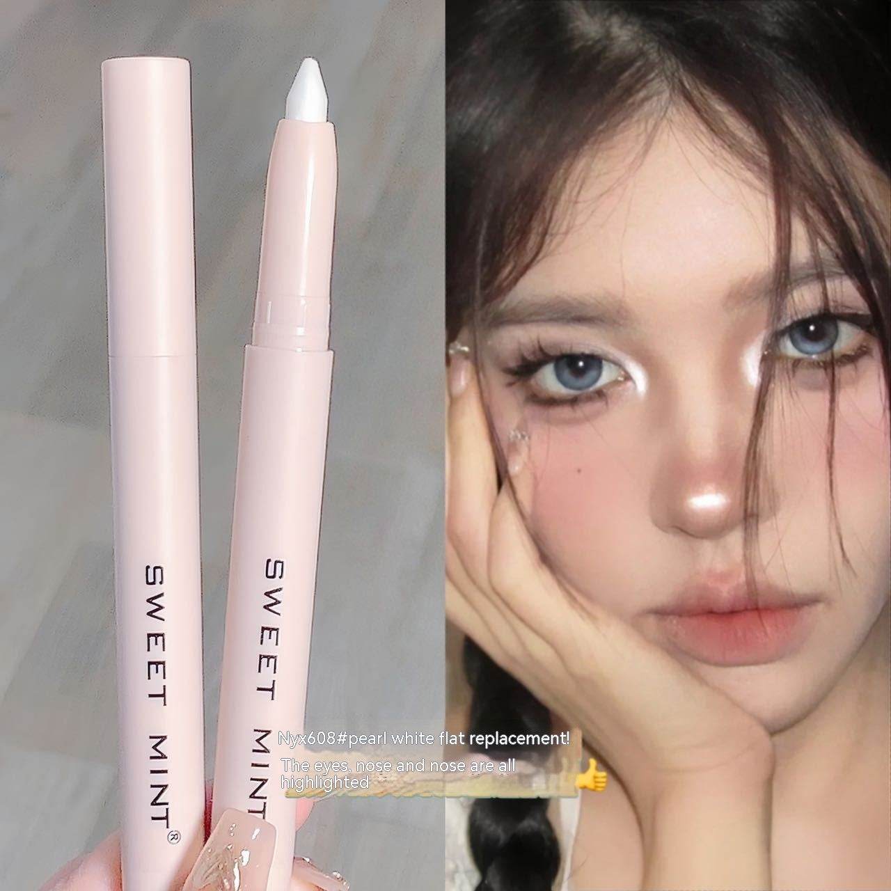 Crouching Silkworm Eyeliner Pen - Brightening Matte & Pearl Colors 2025 - Buy Center