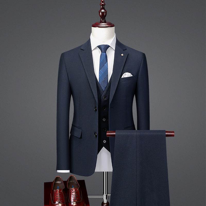Handsome Slim Fit Business Casual Suit - Stylish Formal Attire for All Seasons - Buy Center