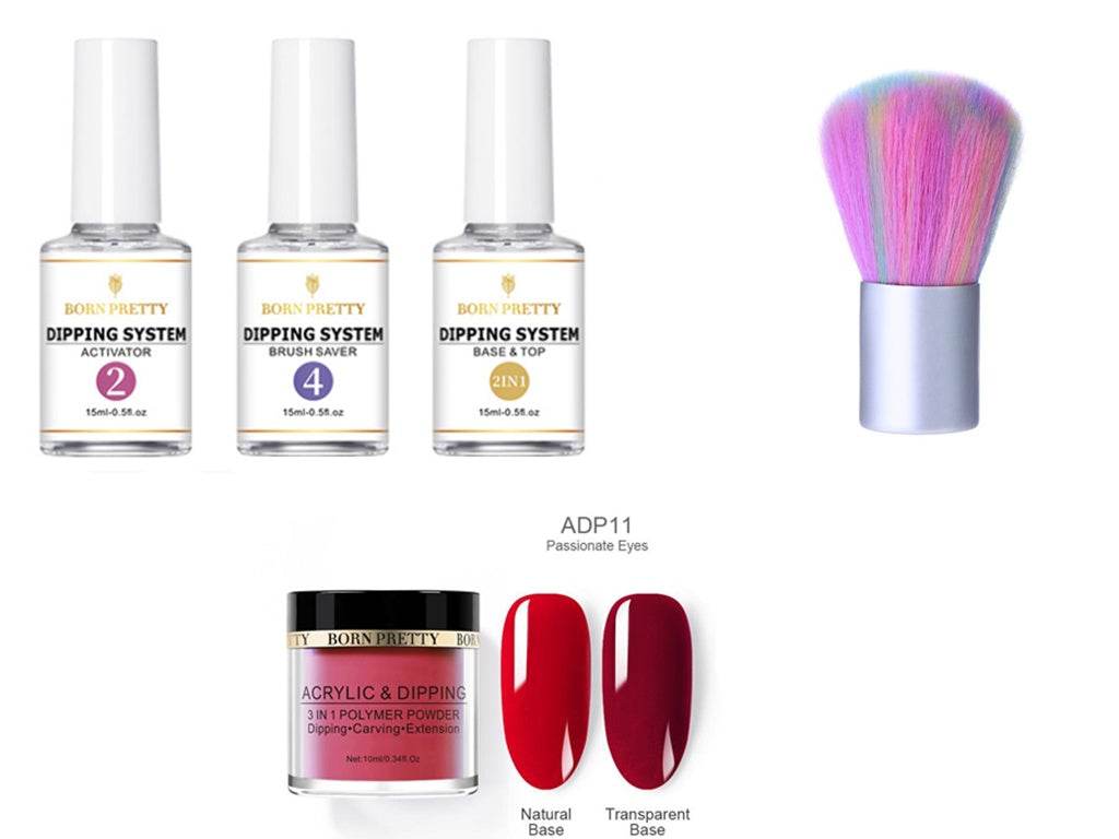 Dipping Nail Powders Set - Gradient & French Art, Long Lasting Finish - Buy Center