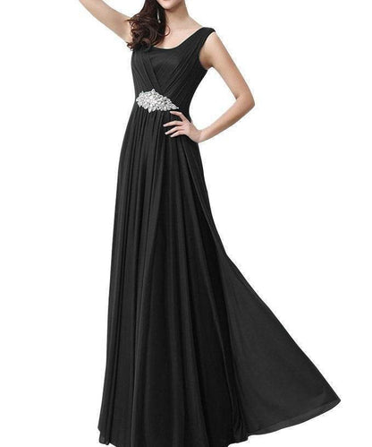 Buycenter Chiffon Bridal Gown - Elegant Evening Dress for Special Occasions - Buy Center