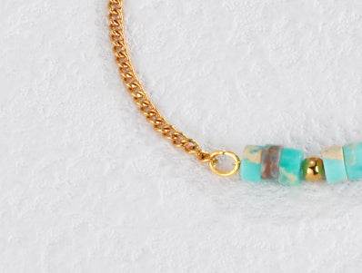 Natural Shell Beaded Anklet - Women's Titanium Steel Body Jewelry - Buy Center