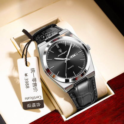 Ultra-Thin Men's Waterproof Quartz Watch - Stylish & Casual Elegance - Buy Center