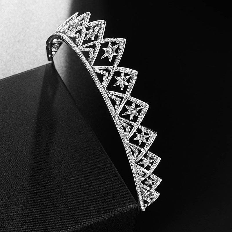 XingX Bridal Crown Headband - Elegant European Hair Jewelry for Weddings - Buy Center