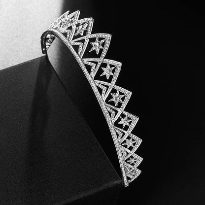 XingX Bridal Crown Headband - Elegant European Hair Jewelry for Weddings - Buy Center