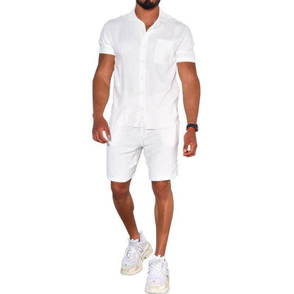 Buycenter Men's Summer Polo Shirt & Shorts Set - Stylish & Breathable - Buy Center