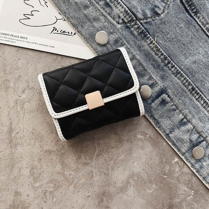 Trendy PU Leather Coin Purse - Stylish Short Wallet for Women 2025 - Buy Center