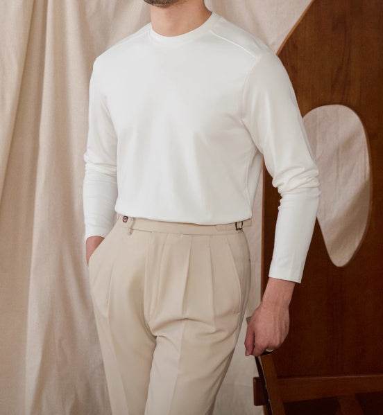 Buycenter Slim Fit Casual Base Shirt for Men - Solid Color Options Available - Buy Center