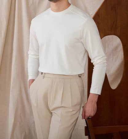 Buycenter Slim Fit Casual Base Shirt for Men - Solid Color Options Available - Buy Center