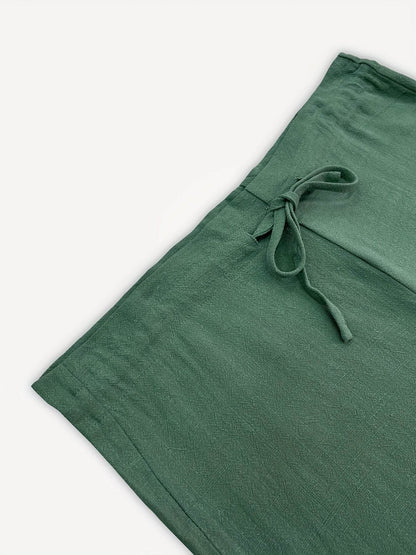 Women’s Linen Wide Leg Pants Set - Loose Fit, Chic Casual Style - Buy Center