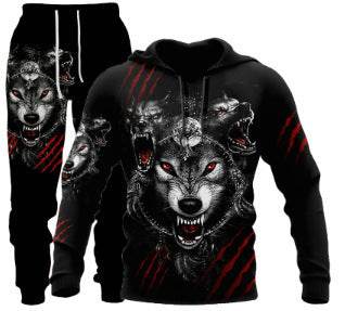 Men's 3D Printed Hoodie Sweatpants Suit - Comfortable Everyday Style - Buy Center