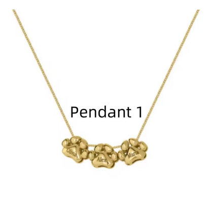 Personalized Luxury Hollowed Out Claw Necklace - Stainless Steel Pendant - Buy Center