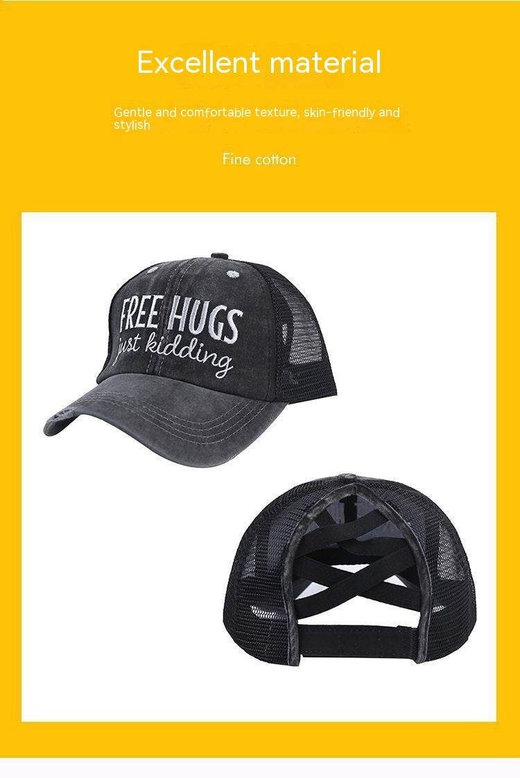 Buycenter Washed Embroidered Baseball Cap - Stylish Cotton for Spring & Autumn - Buy Center