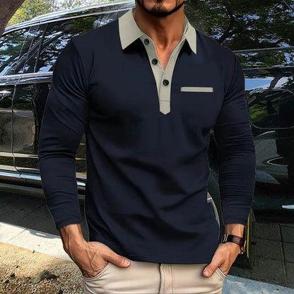 Buycenter Slim Fit Long Sleeve Top - Asymmetric Style in Multiple Colors - Buy Center