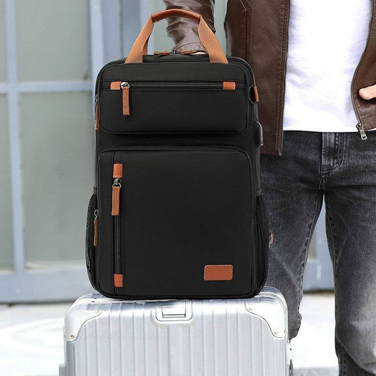 Large Capacity Waterproof Schoolbag - Men's 15.6-inch Laptop Backpack - Buy Center