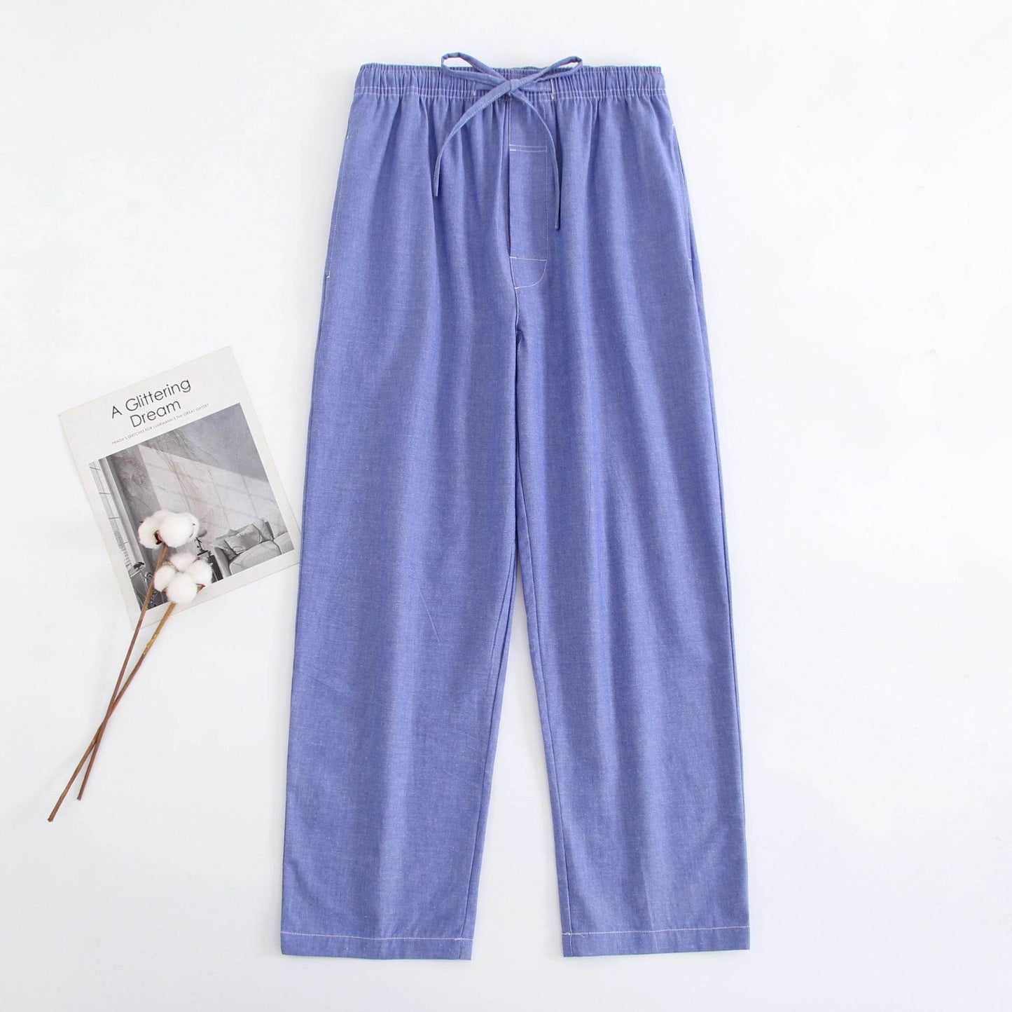 Buycenter Men's Thin Cotton Pajamas - Comfortable & Breathable Sleepwear - Buy Center