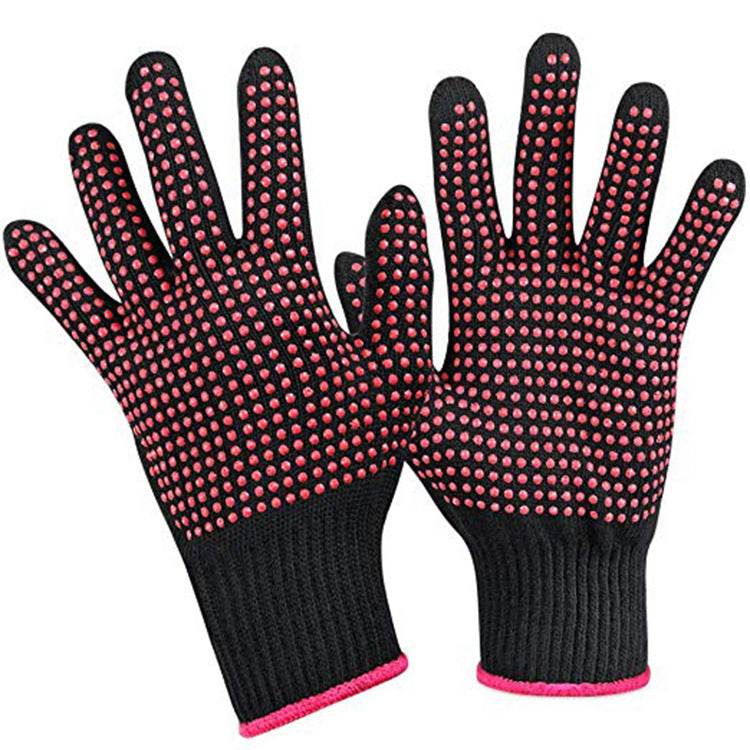 High-Temperature Silicone Bead Gloves - Insulation & Anti-Scald Protection - Buy Center