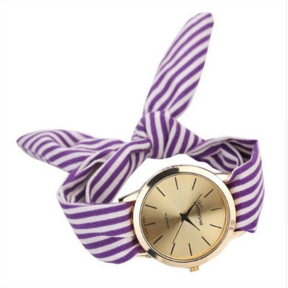 Trendy Non-Buckle Flower Band Watch - Stylish Quartz for Women - Buy Center
