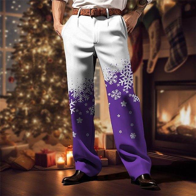 Buycenter Men's 3D Printed Casual Pants - Loose Fit, Multiple Sizes - Buy Center