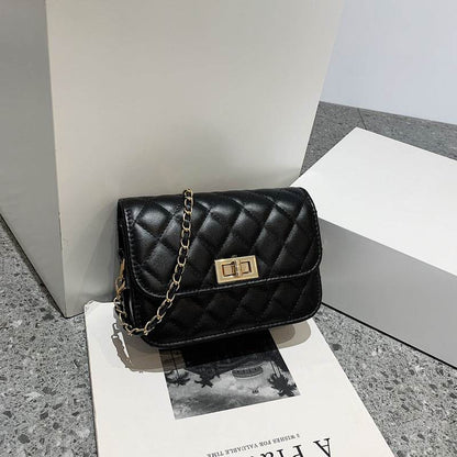 Buycenter Women's Casual Diamond Chain Messenger Bag - Stylish Evening Accessory - Buy Center