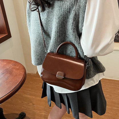 Women's Double Layer Crossbody Handbag - Stylish PU Bag for Any Outfit - Buy Center