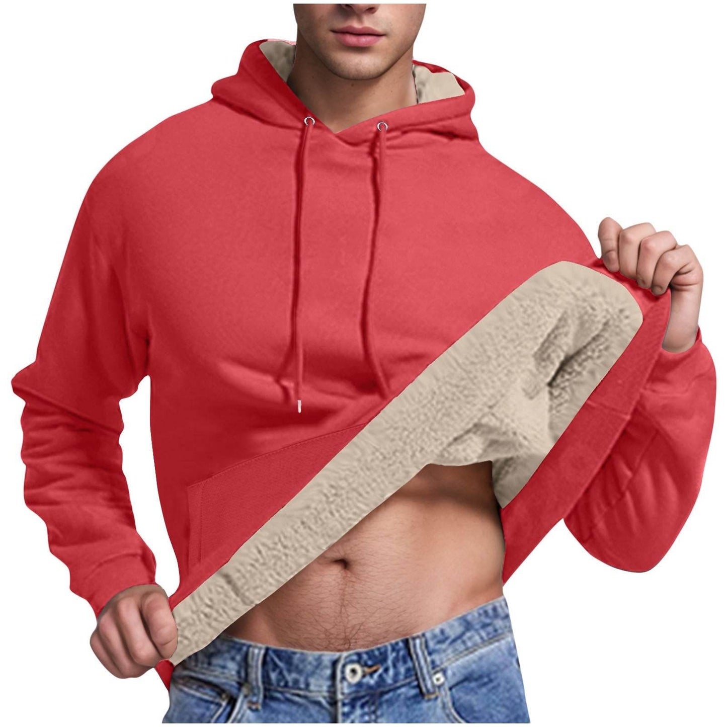 Men's Cashmere Hoodie - Slim Fit Cold Protection for Autumn Style - Buy Center