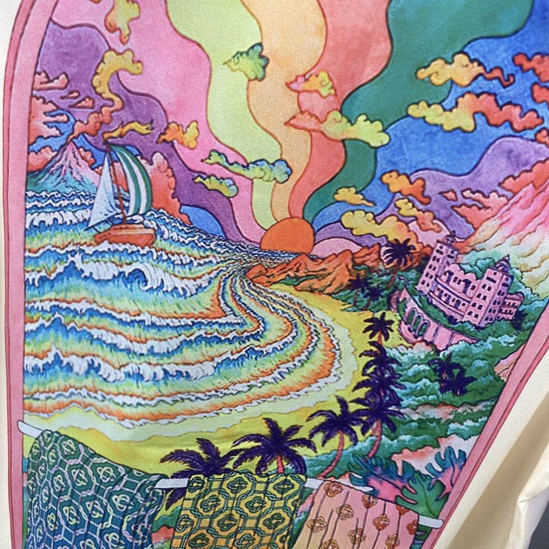 Men's Summer Casual Suit Shirt - Short Sleeve Lapel in Beige, Red, Blue - Buy Center