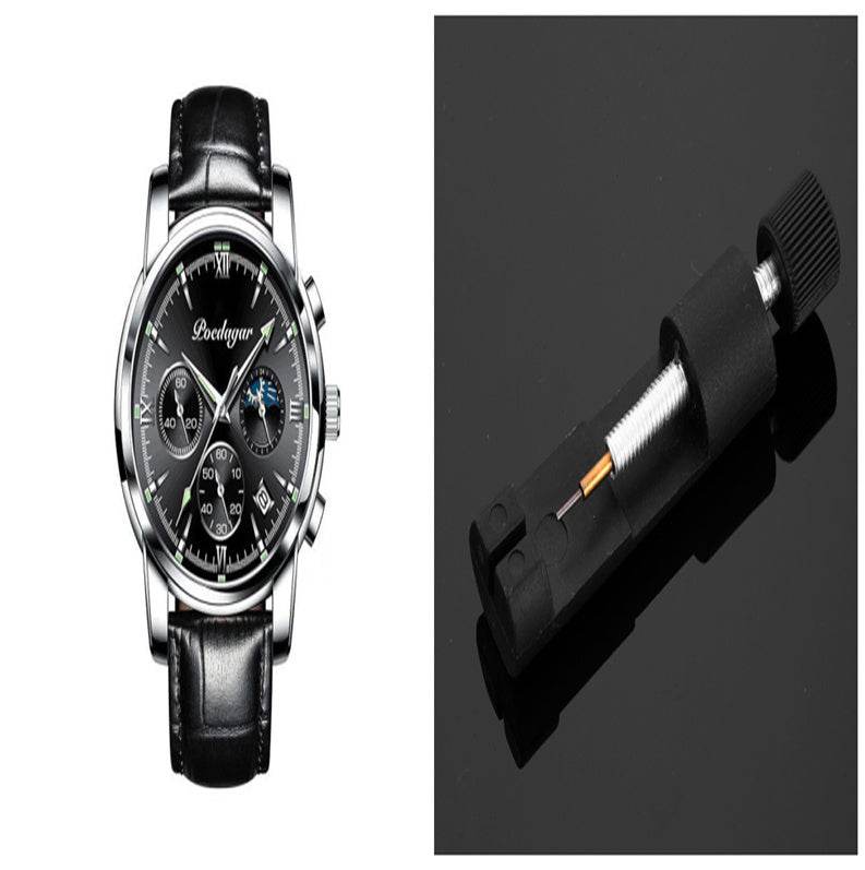 Multifunctional Men's Waterproof Watch - Luminous Quartz Style from Buycenter - Buy Center