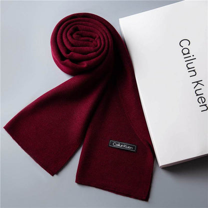 Trendy Warm Knitted Bib Scarf - Premium Wool for Stylish Winter Comfort - Buy Center