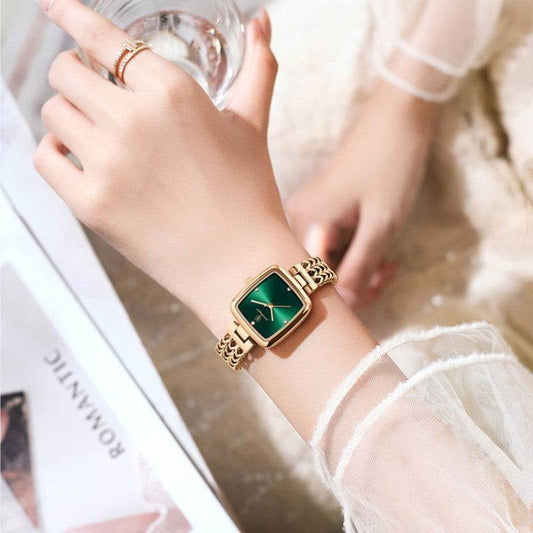 Buy Center Women's Waterproof Quartz Watch - Stylish Rose Gold & Silver - Buy Center